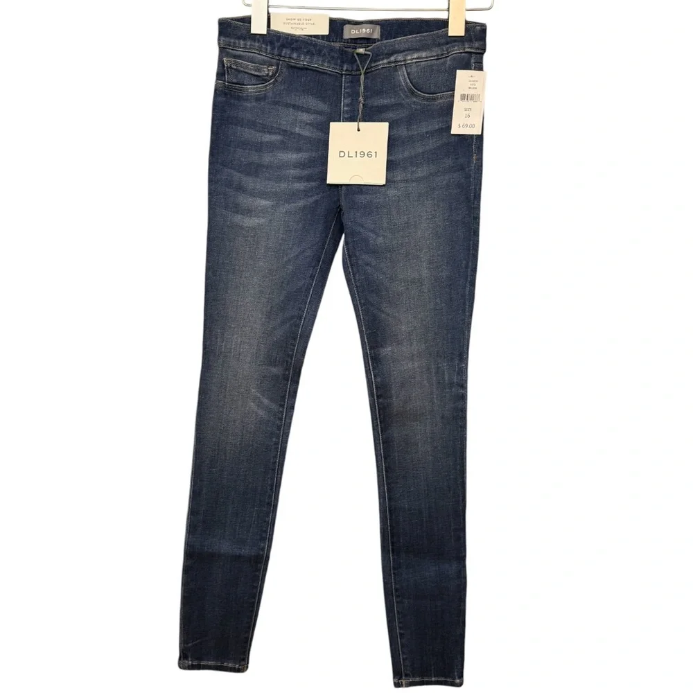DL1961 Girls Candy Pull-On Denim Leggings Balboa Wash NWT Size 16